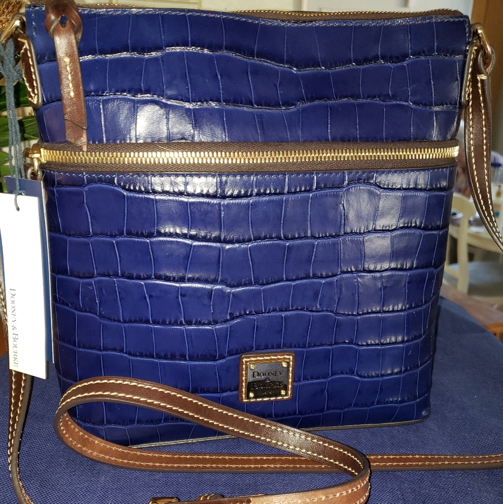Dooney  brand new Croc. Embossed